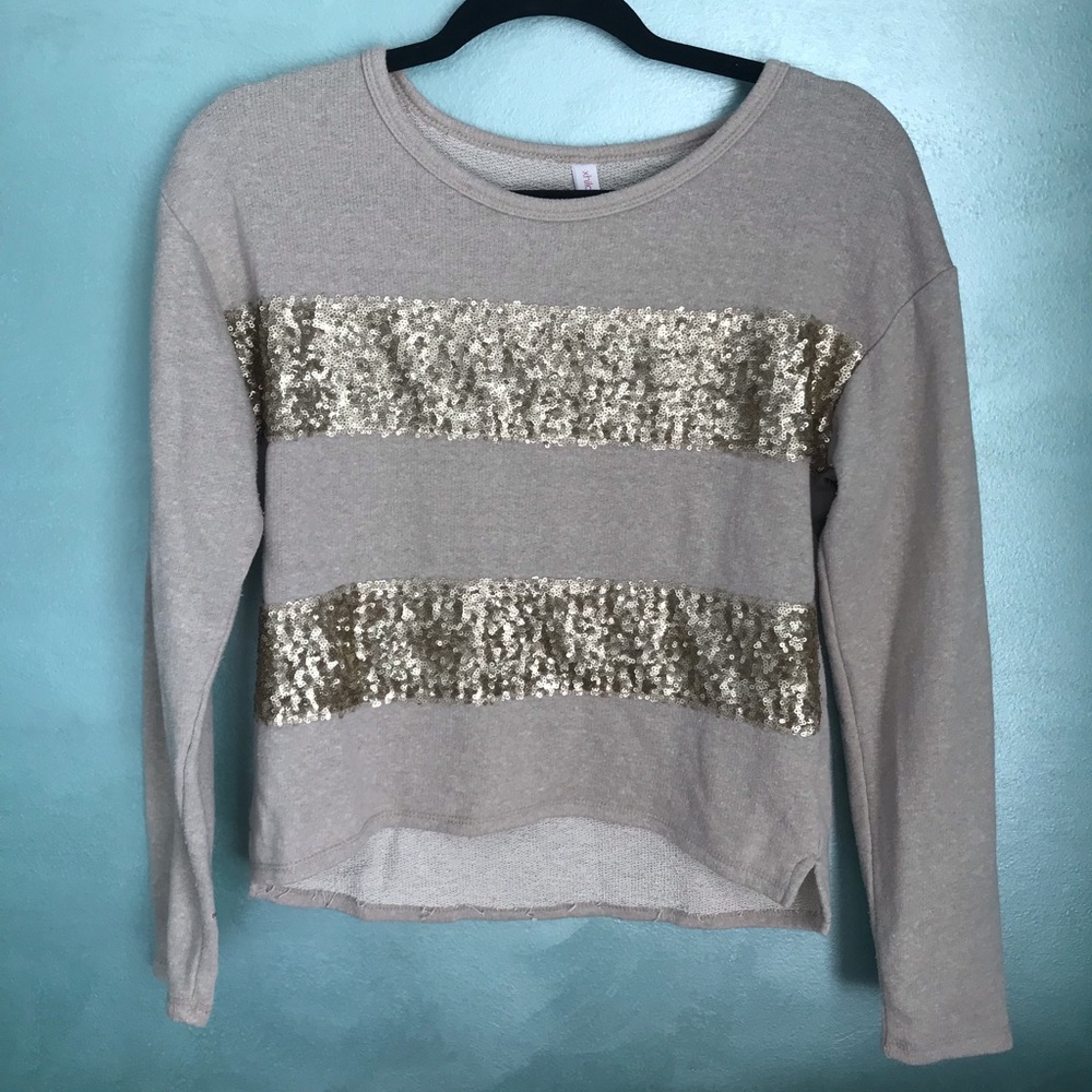 Striped Sparkle Sweater